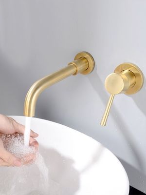 OEM الفولاذ المقاوم للصدأ الذهب أخفى صنبور المطبخ الأوساخ مقاومة